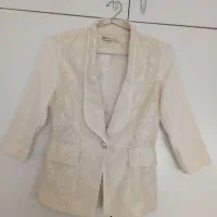 کت مجلسی گیپور سفید