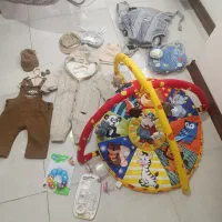 آغوشی  و تشک بازی و وسایل نوزادی مناسب سیسمونی
