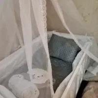 تخت کنار مادر با کریر نو|تخت و صندلی بچه|اسلامشهر, شهرک قائمیه|دیوار