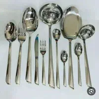 عرضه سرویس قاشق چنگال چمدونی 153 پارچه 30نفره کامل