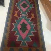 گلیم پشمی|گلیم، جاجیم، گبه|اصفهان, بهارستان|دیوار