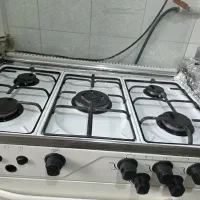 گاز فر دار پنج شعله سفید