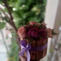 باکس گل طبیعی  برای هدیه