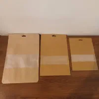 پاکت کرافت پنجره دار بطریها و آیسپک کاکائو کافه