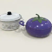 قابلمه طرح بادمجان و لعابی