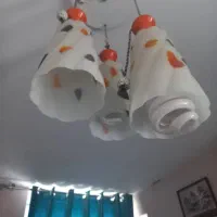 لوستر اتاق خواب سه شاخه
