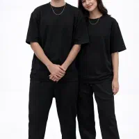 ست تیشرت شلوار پارچه نخ پنبه عمده از تولیدی