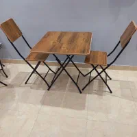 میز و صندلی تاشو مناسب برای کافه،فست فود،بالکن و..|میز و صندلی غذاخوری|رشت, سعدی (تختی)|دیوار