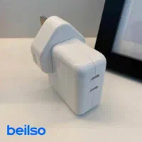 شارژر دو پورت 35 وات اپل اورجینال آکبند