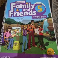 کتاب family&friends5  کتاب کار و دانش اموز۱۸۰۰۰۰