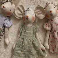 عروسک دستدوز پارچه ایی|اسباب‌بازی بچه|مشهد, شهید قربانی|دیوار