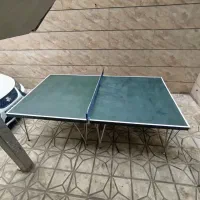 میز پینگ پنگ تمیز با تور وپایه