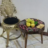 میز مزه خوری روستیک