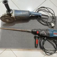 سنگ فرز بزرگ و مینی اره عمود بر دریل هیاتی|ابزارآلات|هشتگرد, فاز ۱ مهستان|دیوار