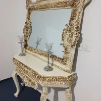 آینه کنسول شمعدان