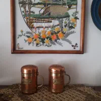 سرویس قهوه خوری مس اروپایی|کلکسیون اشیاء عتیقه|کرمانشاه, |دیوار