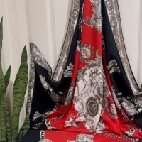 روسری ابریشم توییل|لباس|اشتهارد, |دیوار