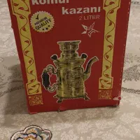 کتری ذغالی ۲ لیتری برنج|قوری، کتری، قهوه‌ساز دستی|ری, منصوریه منگل|دیوار