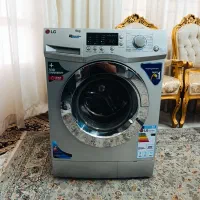 لباسشویی ال جی 9 کیلویی درب استیل
