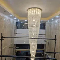 لوستر دوبلکس و بلند مجلل ، لوستر بلند واران لوستر|لوستر و چراغ آویز|تهران, پارک شهر|دیوار