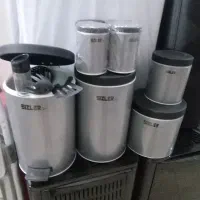 سرویس‌حبوبات‌فلزی‌نقری۲۲‌پارچ