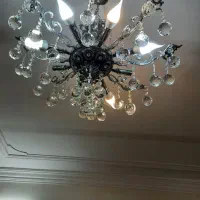دو عدد لوستر برنجی