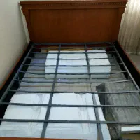تخت دونفره همراه دراور وآینه|تخت و سرویس خواب|شهریار, شهریار|دیوار