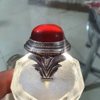 انگشتر عقیق آبدار با رکاب مهدی تبریز|جواهرات|تهران, شهرک طالقانی|دیوار