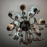 ۳ عدد لوستر 8 شاخه 16 لامپ