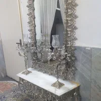 آینه وشعمدون برنجی|آینه|تهران, خزانه|دیوار