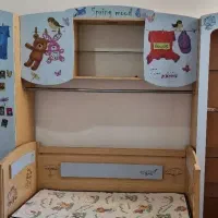 تخت و کمد بچه بهمراه تشک