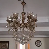 ۲عددلوستر برنز|لوستر و چراغ آویز|قزوین, |دیوار