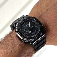 ساعت جی شاک تایلندی قاب فلزیGM2100تمام مشکیgshock|ساعت|تهران, سعادت‌آباد|دیوار