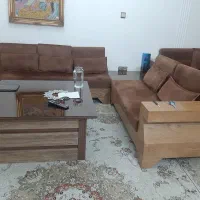 مبل هفت نفره کاملا سالم بدون میز وسط