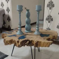 میز جلو مبلی روستیک