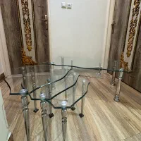 میز جلو مبلی با سه عدد عسلی
