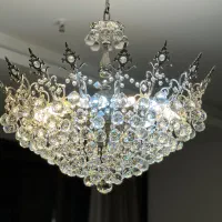 لوستر بزرگ کریستالی