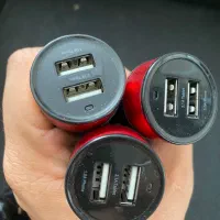 ۷ عدد شارژر فندکی usb نو فروشی