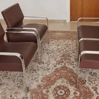 مبلمان اداری دسته استیل فوق العاده شیک