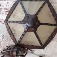 لوستر چوبی
