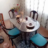 میز غذاخوری  ابی درباری