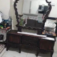 آینه وکنسول منبت کاری کار دست اتیغه|مبلمان خانگی و میز عسلی|شیراز, غدیر جنوبی|دیوار