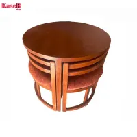 نهارخوری کم جا فلزی و چوبی پاسارگاد|میز و صندلی غذاخوری|خرم‌آباد, |دیوار