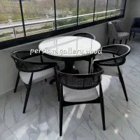 آوانا میز ناهارخوری وینسکا و صندلی سه تیرک منبتی|میز و صندلی غذاخوری|تهران, سبلان (لشگر)|دیوار