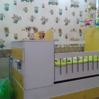 سرویس خواب کودک و نوجوان همراه دو عدد تشک