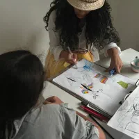 کارگاه هنر و گرافیک در شهر قائمشهر،ساری، شیرگاه