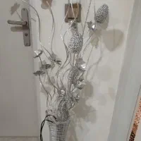 آباژور دکوری کنار تختی و سالنی