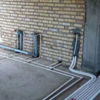 اجرای لوله کشی آب و فاضلاب