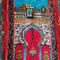 رومیزی مخمل قدیمی نو وسجاده|صنایع دستی و سایر لوازم تزئینی|حمیدیا, |دیوار