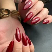 کاشت ناخن با پلی ژل و پودر